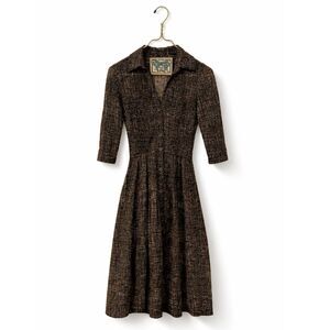 Samantha Sung New York Wool Silk Button Down Dress Size 4 Retail $895